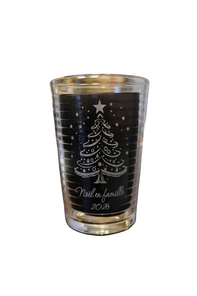 Verre Gravé Personnalisé – Logo, Dessin, photo ou texte